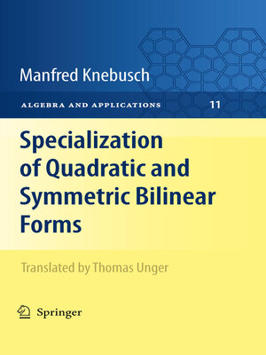 cover image of Specialization of Quadratic and Symmetric Bilinear Forms